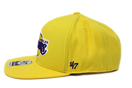 47 Marke (Forty-Seven Brand) Kappe KEIN SCHUSS 47 CAPTAIN NBA Westliche Konferenz Los Angeles Lakers