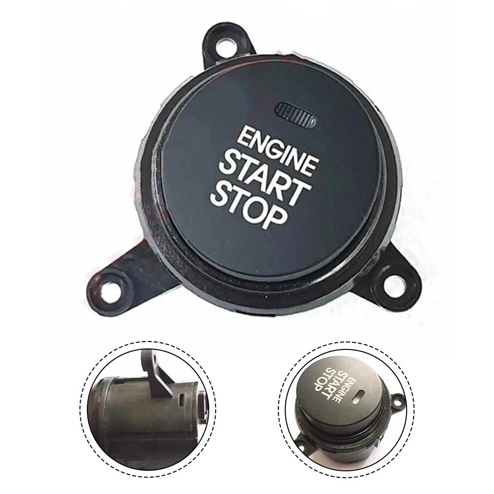 Automotive Accessories Engine Start Stop Switch Car Switch Replacement Starter As Shown Black Plastic Material