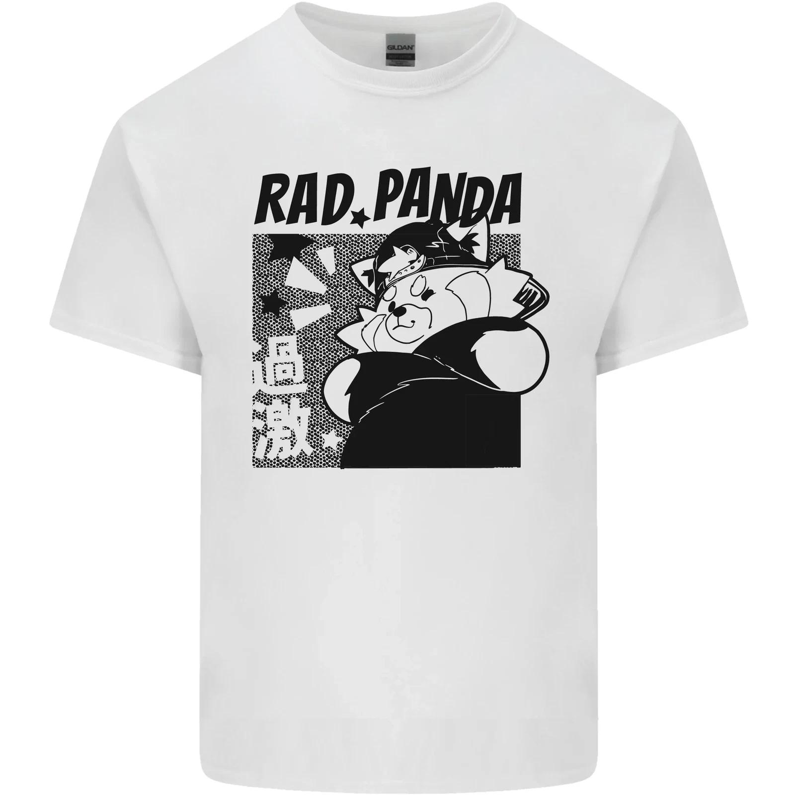 Rad Red Panda Japanese Cool Kids T-Shirt Childrens L