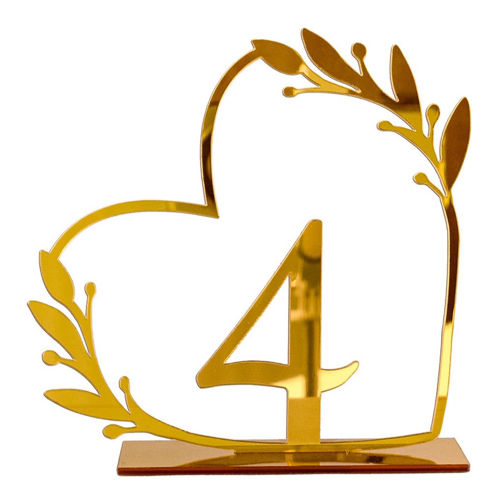 DIY Acrylic Numbers Wedding Table Numbers Mirror Table Numbers