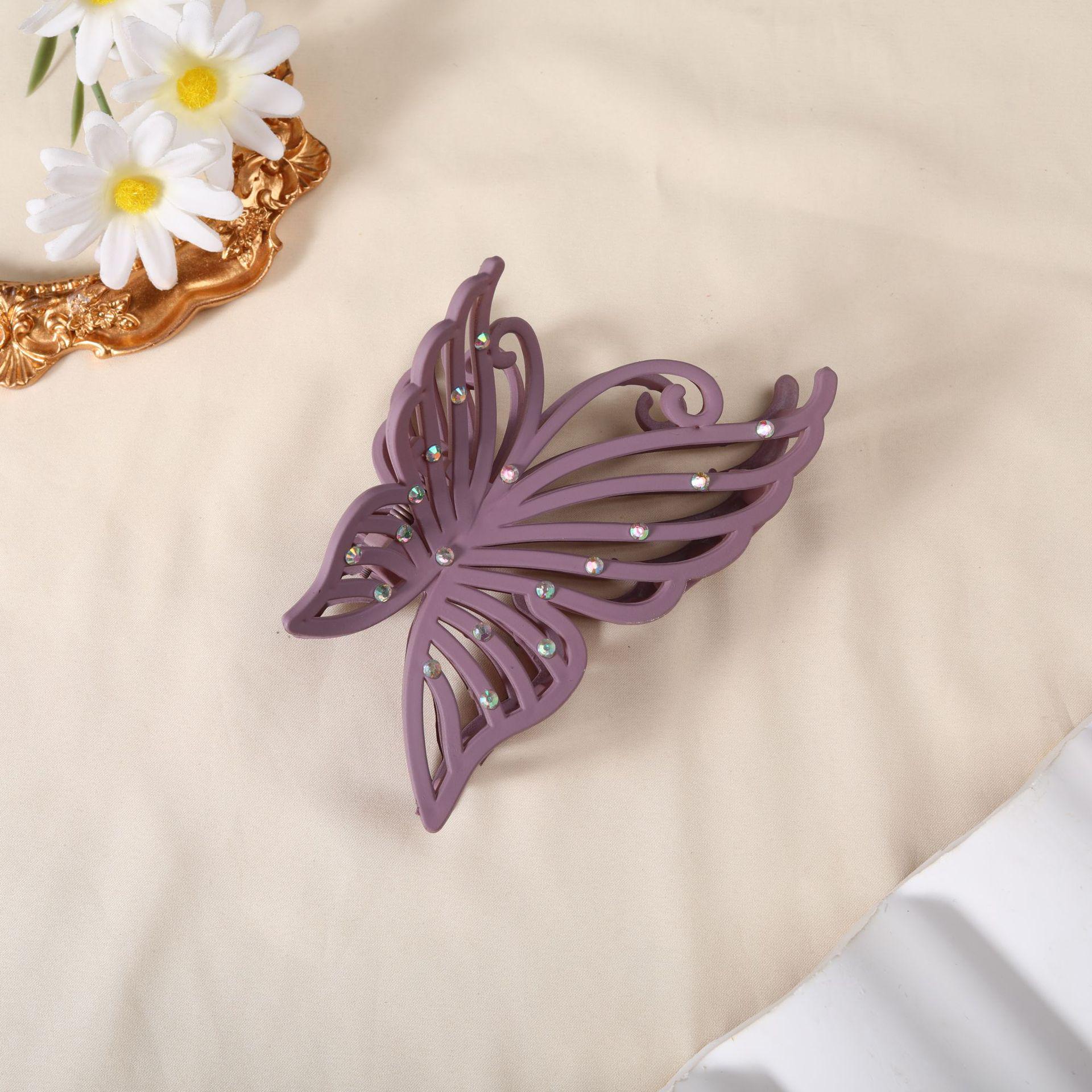 

Korean Style Butterfly Claw Clip, Mori Girl Sweet Fairy Hair Accessory for Women светло-фиолетовый