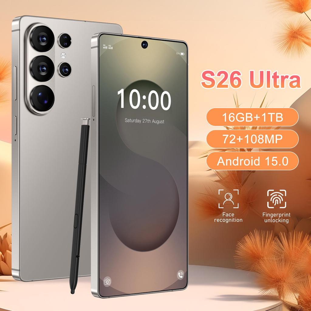 S26 Ultra 4G Smartphone: 7.3" Display, 3+16GB, Hot-Selling Model