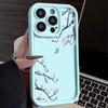 Pro iPhone 16 15 Pro Max 14 Plus 13 12 Pro 11 XS XR 8 7 Kryt Bílé květy Nárazuvzdorná měkká ochrana objektivu Pouzdro na telefon