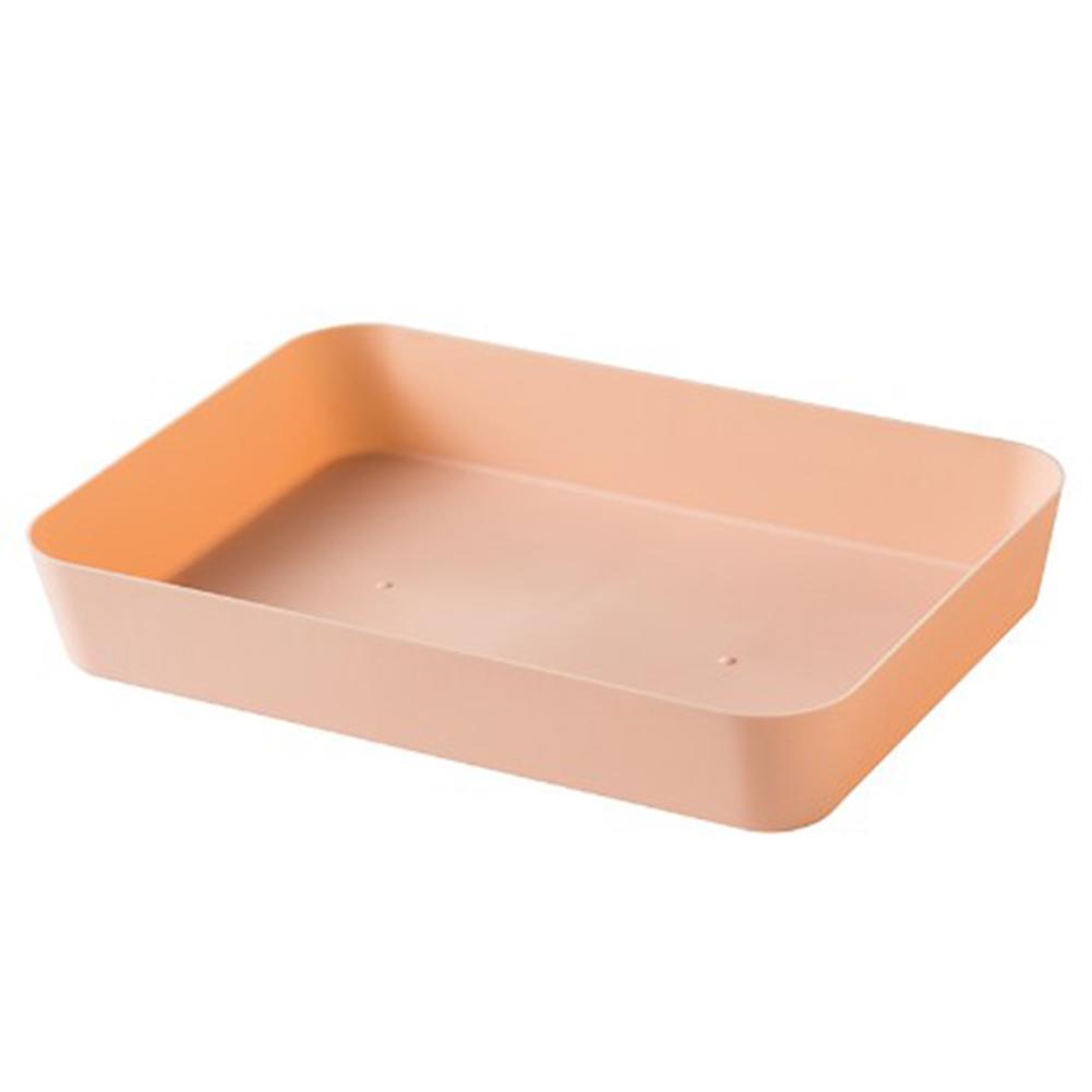 Small Desk Drawer Organizers Multicolor Plastic Drawer Partition Storage Box Kitchen Tableware Large Capacity Storage Trays