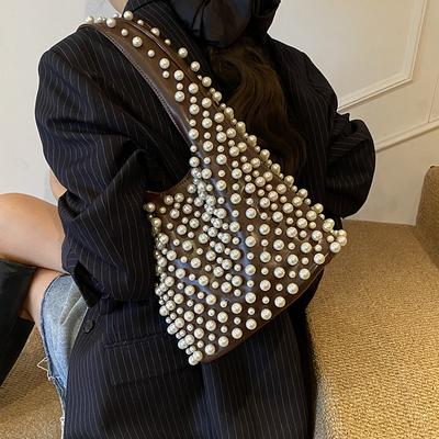 Sac seau d'aisselle à la mode et tendance, sac à bandoulière unique pour les déplacements domicile-travail, sac à main décontracté et polyvalent