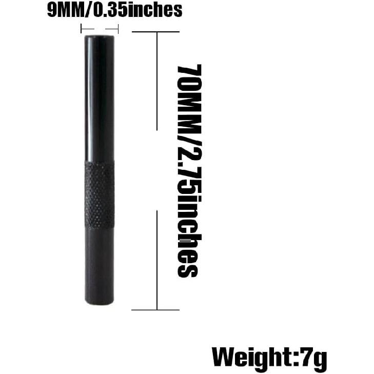 Portable Mini Straw Dispenser - Reble Small Metal Straw Tube Drinking Set for Kitchen Outdoor Camping Travel