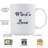 1pc 3A grade 11 oz witch's brew ceramic coffee mug for room Halloween decoration Birthday Christmas Holiday Perfect gift