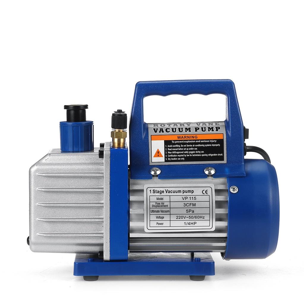 Rs-1 3CFM 1 / 4HP vacuum pump Air stage impeller HVAC AC Air tools 220V 60HZ 180W 260x110x240mm