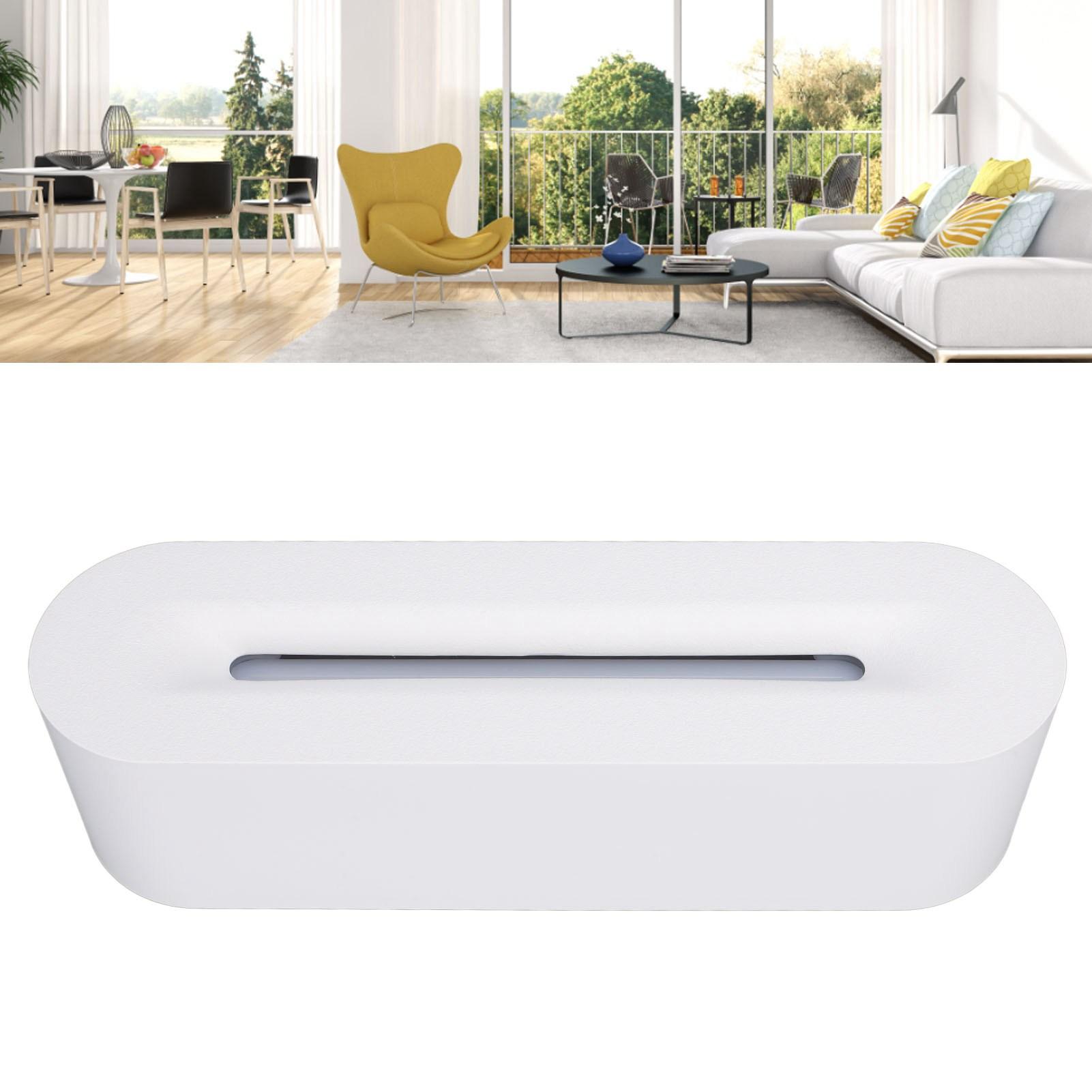 

7 цветов пламени диффузор-увлажнитель с автоматическим отключением 150 мл диффузор для ароматерапии для домашнего офиса DQ709 белый