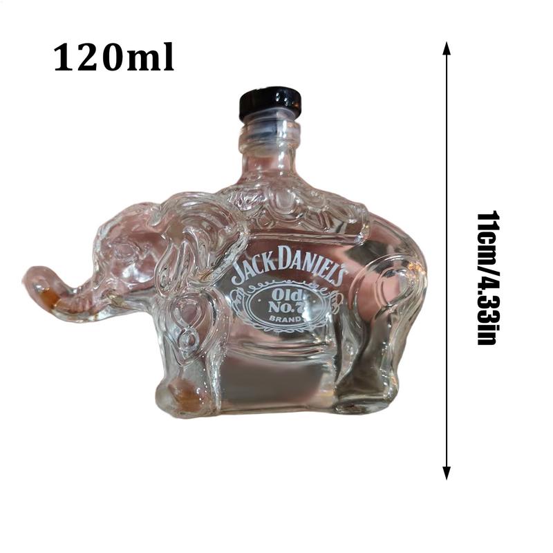 Skleněná karafa na whisky Kreativní láhev Zvířecí téma Sklenice na whisky sklenice na víno karafa Barový nezbytný doplněk