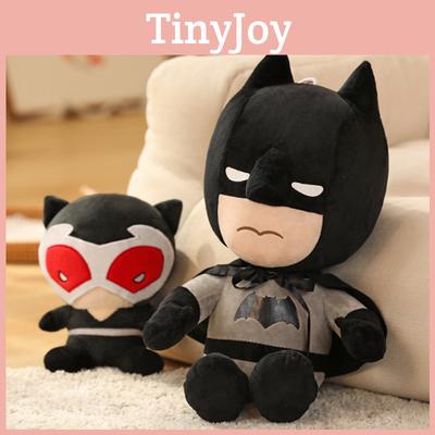 DC Batman Plüschtier Weiche Stoffpuppe Kinder Fans Geschenk Schwarz Rot Anime Fabrik