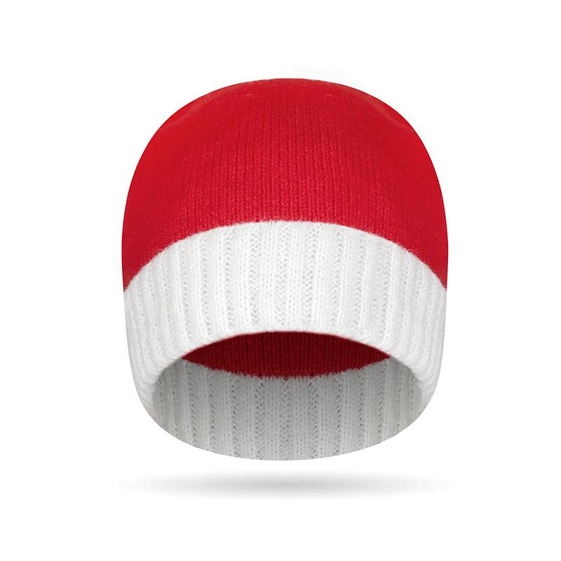 Unisex Festive Pompom Knitted Santa Hat - European & American Style