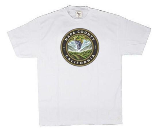 Napa Valley wine country t-shirt L