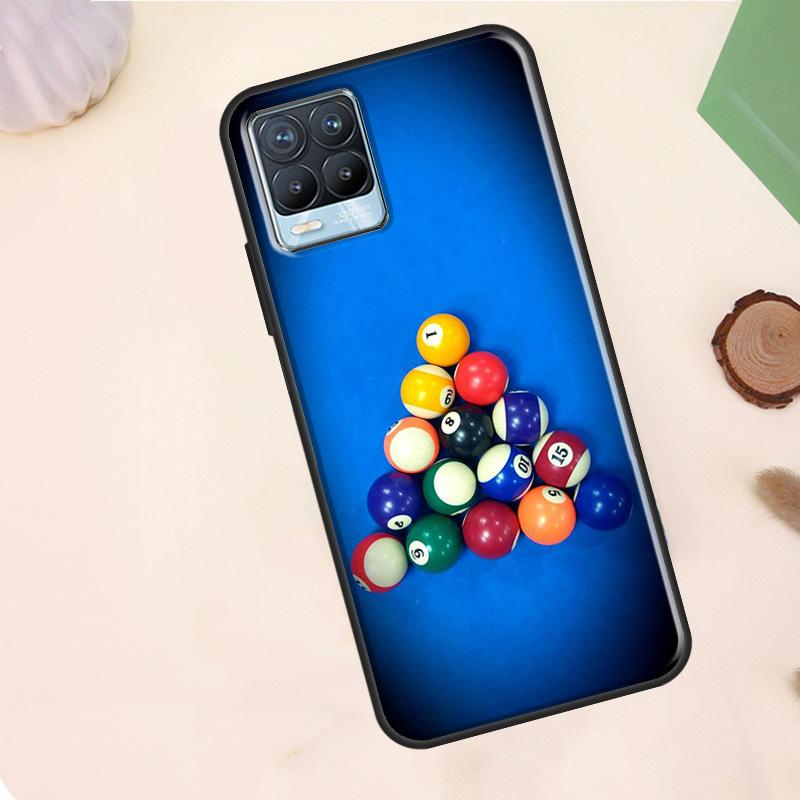 

Sports billiards Case For Realme C63 C61 C65 C67 C75 C55 C51 C53 C35 C71 11 12 13 14 15 Pro Plus GT6 GT7 Pro Realme C65 4G