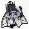 Exquisite Diving Set Silicone Snorkel Flippers Shortsighted Swim Goggles Diving Accessories