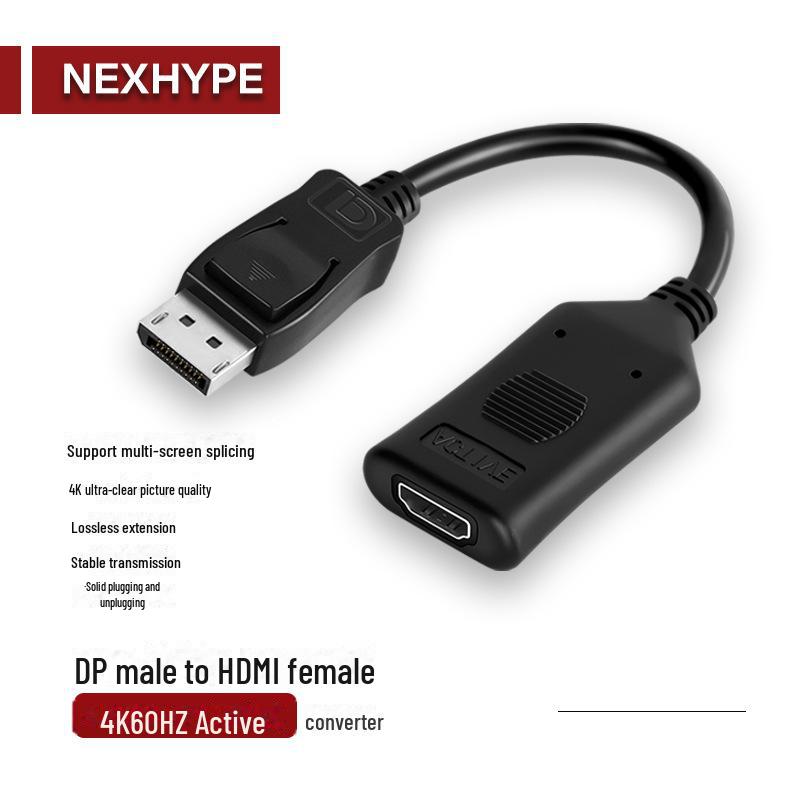 

Активный адаптер-конвертер DP-HDMI 4K60Hz Female