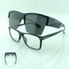 High-End Square Half-Frame Polarized Sunglasses for Men and Women with UV Protection