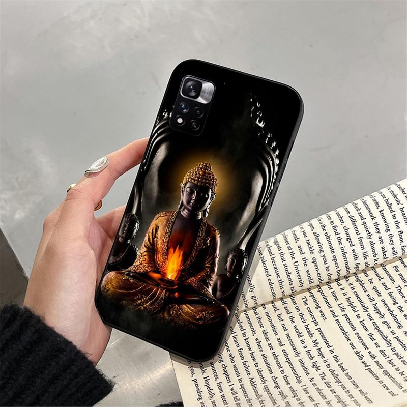 Phone Case For Xiaomi Redmi note 13 12 Pro 11S 11 10 Pro 10S 12S Redmi 10 10C 9C 13C Buddha Case