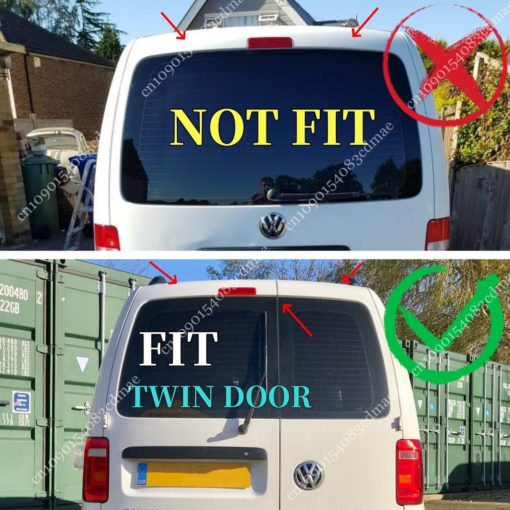 Rear Roof Spoiler for VW Caddy 2K 2KN MK3 MK4 Panel Maxi Barn Door 2005-2020 Trunk Wing Body Kit ABS Gloss Accessories Tuning