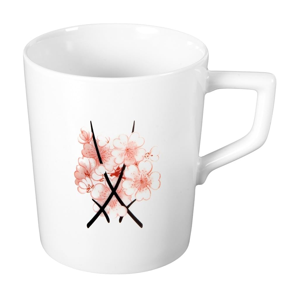 

Кружка Мейсен с мечом и цветком вишни Идеально подходит в качестве или для или другого особенного Идеально подходит в качестве сувенира или [Официально импортировано] Дизайн, белый