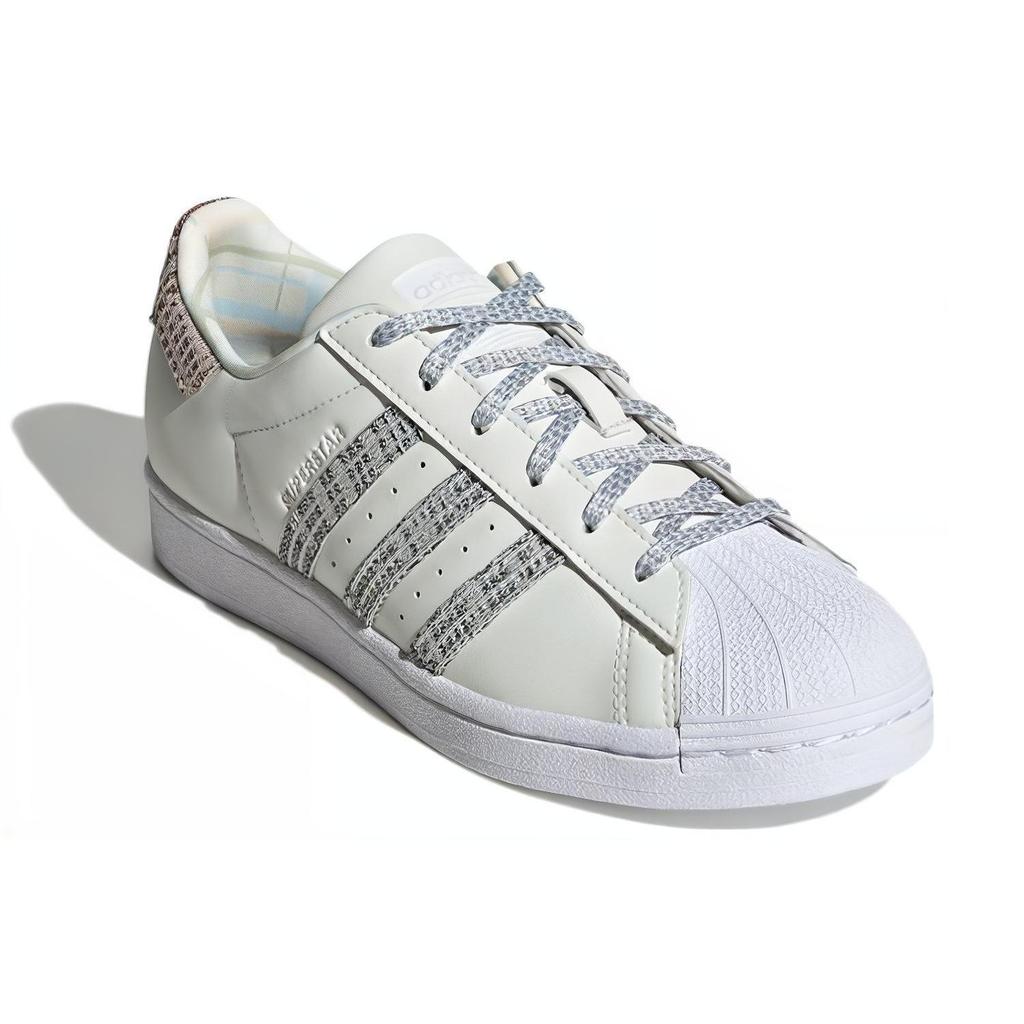 Adidas Superstar Shoes 'Plaid White' Women's GX2180