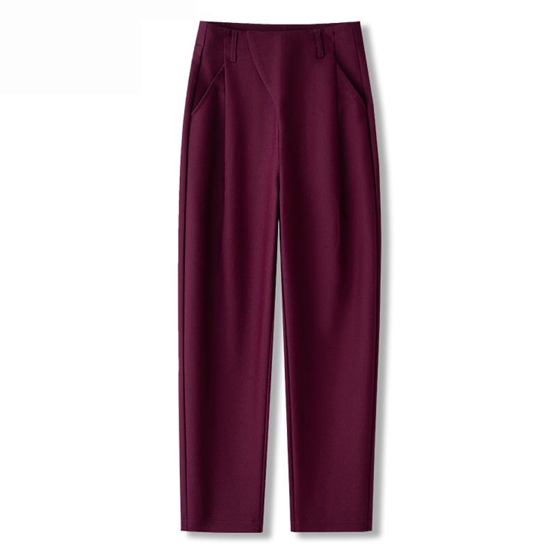 2024 Summer Women's High Waist Slimming Harem Pants - New Fashion Temperament, Casual Draping Cigarette Style