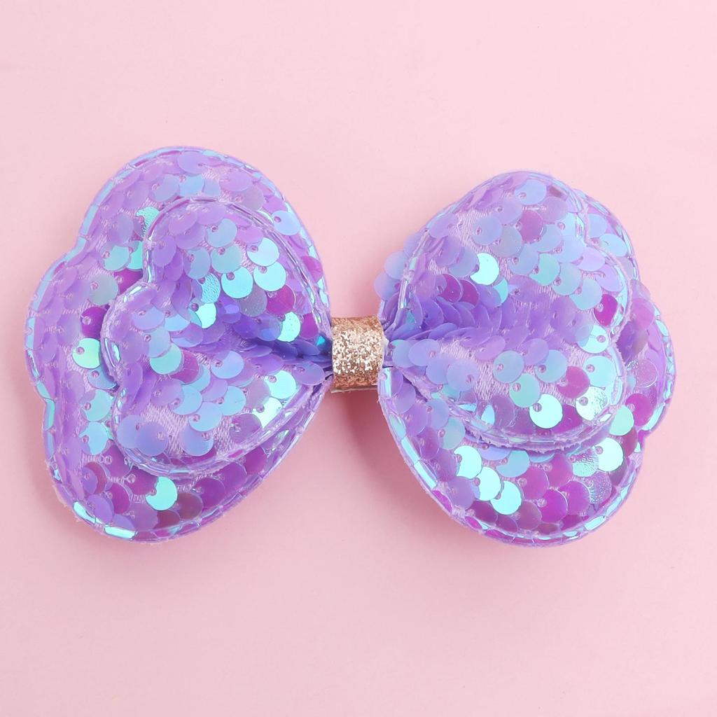 Colorful Glitter Bow Hair Accessories Kit: Semi-Finished Materials for DIY Clothing and Decorations