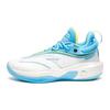 Anta Kids Thompson 8 Comfortable Versatile High-Top Basketball Shoes Kids sneaker Blue White Yellow 312241130-2
