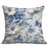 Spring and Summer 3D Floral Print Pillowcase Home Sofa Cushion Pillowcase