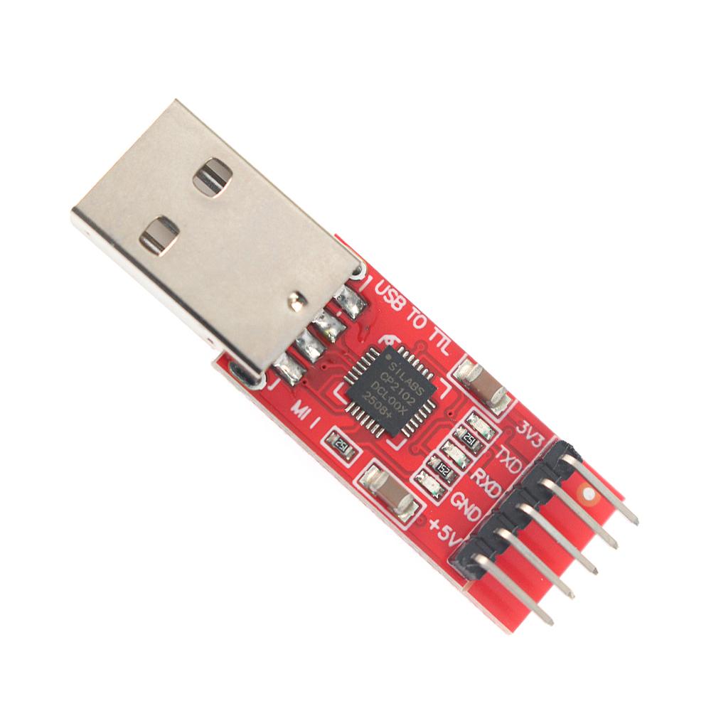 1PCS CP2102 USB TTL UART Module CH9102 for STC Download Cable PL2303 Super Brush Line Upgrade for Arduino