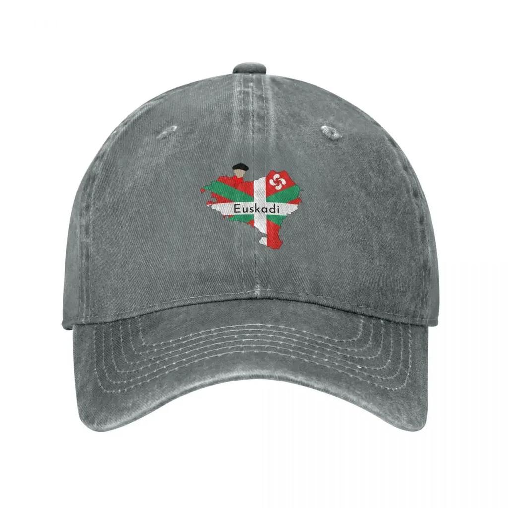Euskadi, Euskal Herri Cappellino da Baseball Cappello Unisex Lusso Snapback Cappello da Alpinismo Berretto con Pompon Per Ragazze Unisex