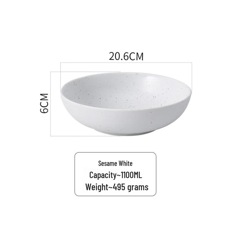 Zhishi Japanese Ceramic Ramen Bowl Set