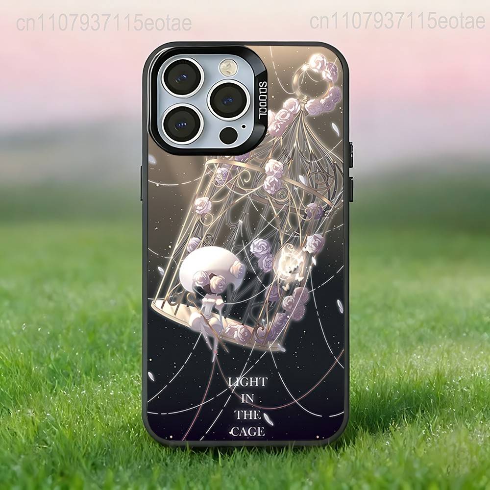 

Hollow Knight S-Silksong Phone Case For iPhone 17,16,15,14,13,12,11,Pro,XS,Max,Plus,Mini,SE4,E Black Matte Shockproof Cover iPhone12mini