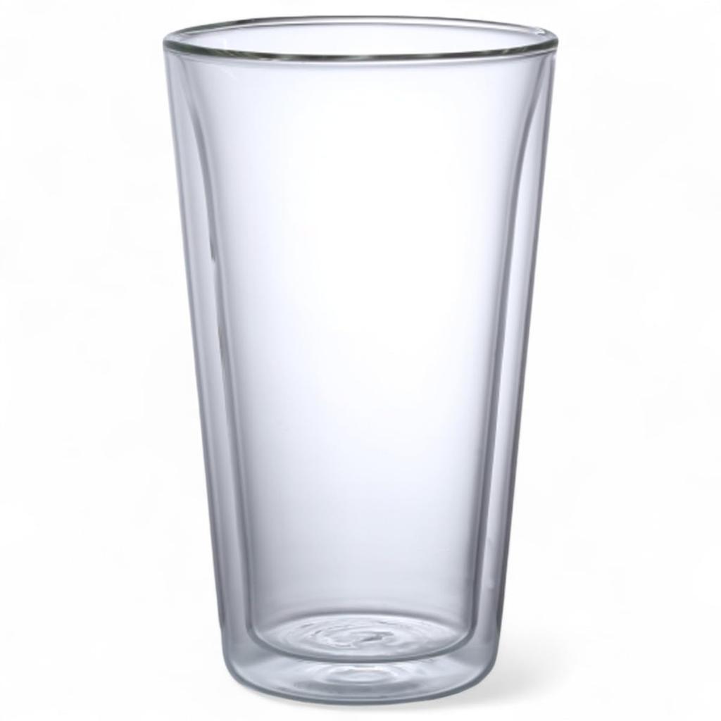 Mizukage Glass Highball Bisho Current Model J-kitchens Heat-Resistant Cup, Double-Walled, 85xH142mm, 370cc,