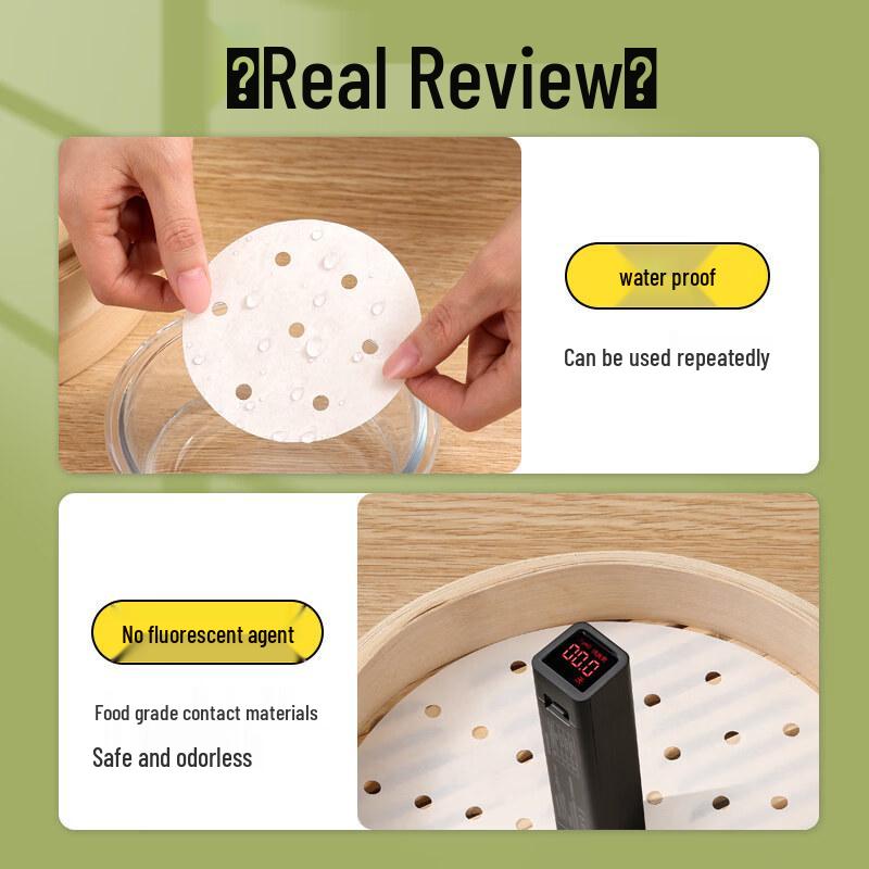ZISIZ Household Steamer Paper Liners