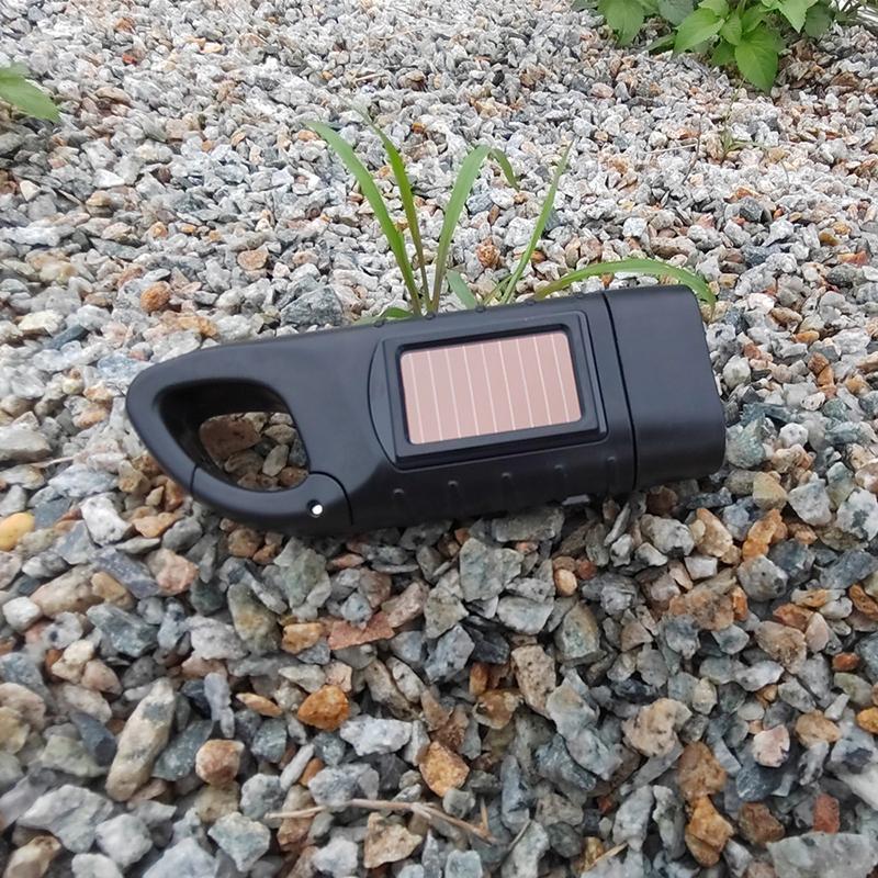 Led Flashlight Hand Crank Solar Powered Rechargeable Survival Gear Self Powered Charging Torch Dynamo For Fishing Boating Hiking