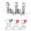 AOSU 10PCS Muttern Anzug Für BMW x1x3x5x6x73series 28/35/40/45/50mm verlängern Stahl Rad Schrauben M14 x 1,5 M12 * 1,5 M14 * 1,25