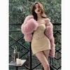 Mao Mao Jacket Women's Autumn and Winter New Imitation Fox Hair Celebrity Style Fluffy Fashion Short Fur