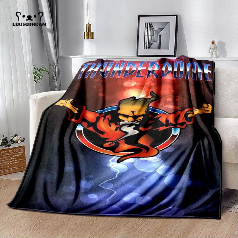 

Одеяло музыкального фестиваля hunderdome, мягкая фланель