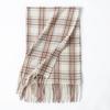 New sweet warm imitation cashmere scarf plaid student couple winter thickened warm scarf