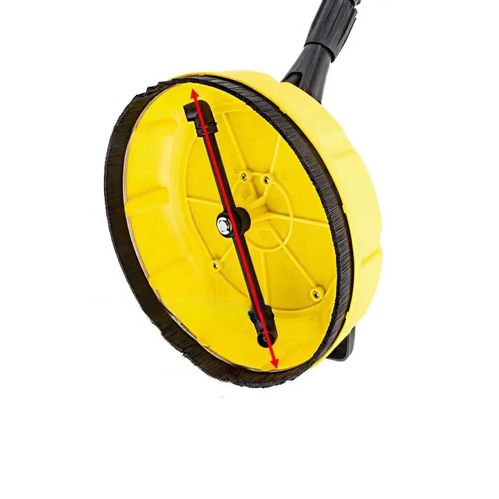 Rosfix HydroBrush T-Racer – Szczotka Obrotowa Z Dozownikiem | Zestaw Z Adapterem QC | Do Kostki, Tarasu, Elewacji | Kompatybilna Z Karcher K1–K7