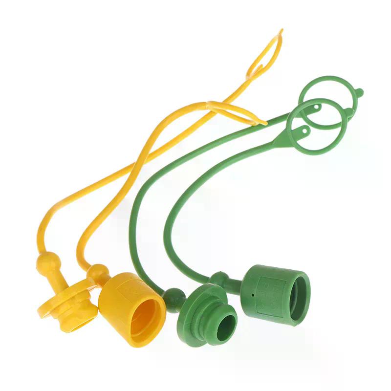 1Pairs 1/2 ISO-A Hydraulic Quick Coupler Male Dust Cap And Female Plug Cover Fits Hydraulic Quick Disconnects Coupler