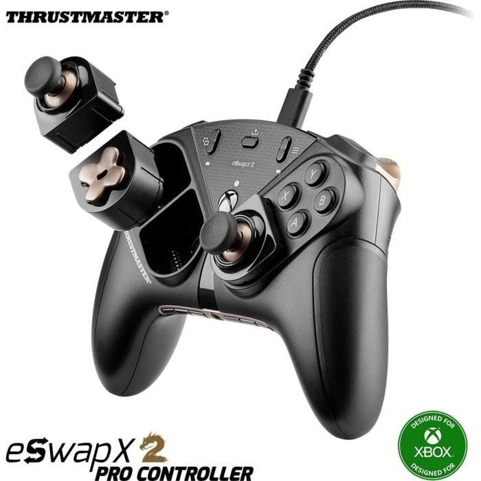 Gamepad Pro entièrement modulable - THRUSTMASTER - ESWAP X 2 PRO CONTROLLER - Pour Xbox One XBOX SERIES et PC - Noir