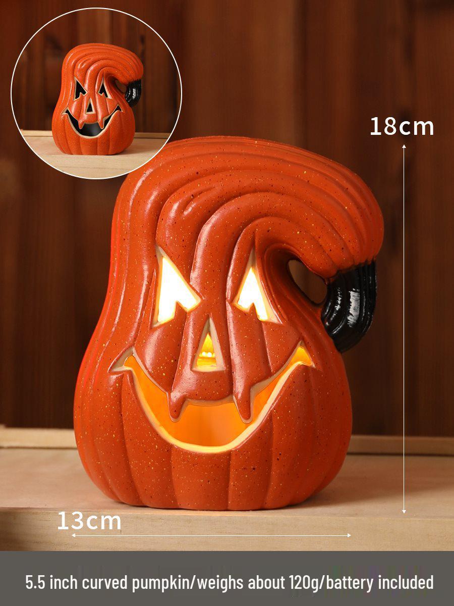 Luminous Halloween Pumpkin Lantern Decoration - Large Outdoor Display for Shopping Malls and Events