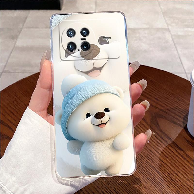 For Vivo X Note Case Clear Luxury Cute Love Heart Rabbit Funny TPU Soft Silicone Phone Case For Vivo XNote 5G V2170A Back Cover
