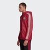 Adidas Mufc Windbreaker Hooded Jacket Men Outerwear Scarlet FR3844