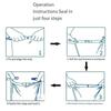 2L New PVC Clip Swimming Waterproof Bag Outdoor Mesh Material Messenger Bag 2-In-1 Beach Cell Phone Bag