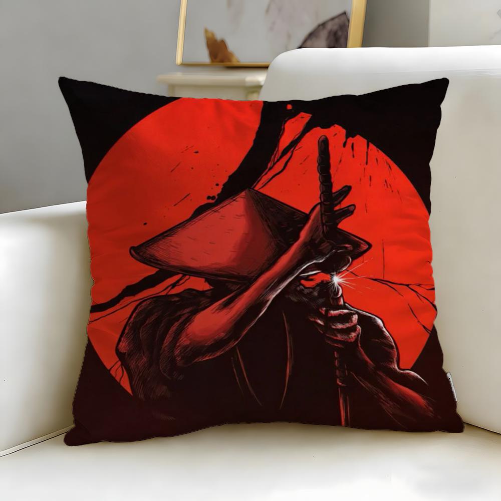 Klassische Anime Ninja Scroll Kissenbezug Weich & Leicht zu Waschen Kissenhülle – Vielseitig für Sofa, Bett, Reise und Büro