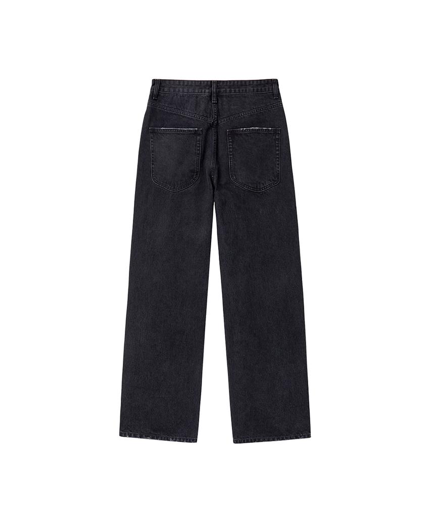 YOUCHE PRET A PORTER Sq Standard Straight Denim Graphite Black