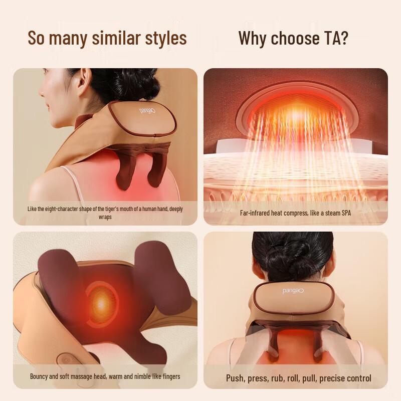 PANGAO NeckK8 5D Kneading Shoulder and Neck Massager